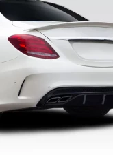 2015-2021 Mercedes C Class W205 Duraflex C63 Look Rear Diffuser - 1 Piece ( For AMG Bumper only)                                     - 114376 - Image 2