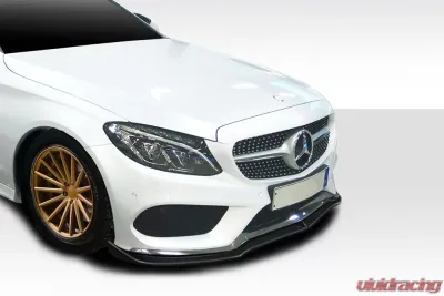 2015-2021 Mercedes C Class W205 Duraflex Fortune Front Lip - 1 Piece ( For AMG Bumper only) - 114377