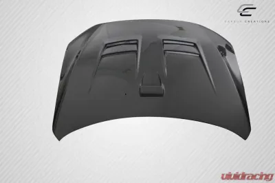 2008-2017 Mitsubishi Lancer / Lancer Evolution 10 Carbon Creations D Spec Hood - 1 Piece - 114384