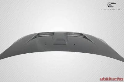 2008-2017 Mitsubishi Lancer / Lancer Evolution 10 Carbon Creations D Spec Hood - 1 Piece - 114384