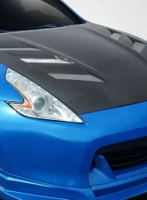 2009-2020 Nissan 370Z Z34 Carbon Creations AMS Hood - 1 Piece                                     - 114386 - Image 2