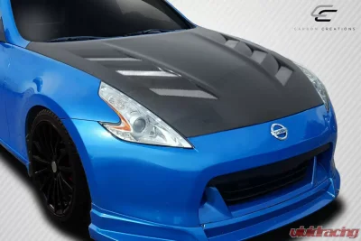 2009-2020 Nissan 370Z Z34 Carbon Creations AMS Hood - 1 Piece - 114386