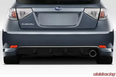 2008-2010 Subaru Impreza WRX HB Duraflex Backstop Rear Diffuser - 1 Piece - 114396