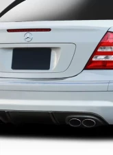 2001-2007 Mercedes C Class W203 Duraflex L-Sport Rear Diffuser ( For AMG Rear Bumper only) - 1 Piece                                     - 114411 - Image 2