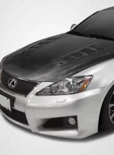 2008-2014 Lexus IS-F Carbon Creations TS-2 Hood - 1 Piece                                     - 114416 - Image 2