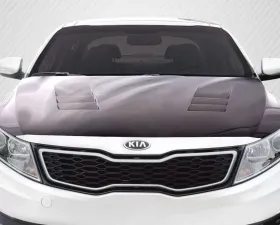 2011-2015 Kia Optima Carbon Creations TS-1 Hood - 1 Piece