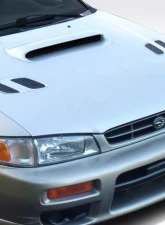 1993-2001 Subaru Impreza Duraflex STI Look Hood - 1 Piece                                     - 114421 - Image 2
