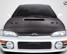 1993-2001 Subaru Impreza Carbon Creations STI Look Hood - 1 Piece