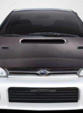 1993-2001 Subaru Impreza Carbon Creations STI Look Hood - 1 Piece                                     - 114422 - Image 20