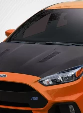 2016-2018 Ford Focus Carbon Creations RS Look Hood - 1 Piece                                     - 114426 - Image 19