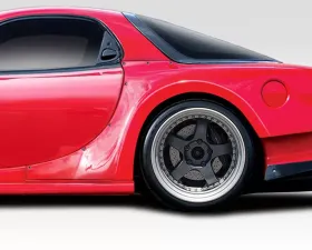 1993-1997 Mazda RX-7 Duraflex Bossen Wide Body Rear Fender Flares- 2 Piece