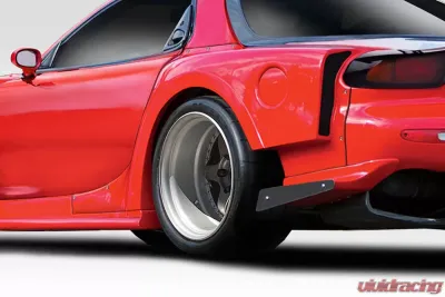 1993-1997 Mazda RX-7 Duraflex Bossen Wide Body Rear Fender Flares- 2 Piece - 114443