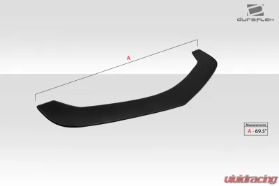 Universal Duraflex Type 5 Front Lip Splitter - 1 Piece - 114459