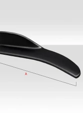 Universal Duraflex Front / Rear Type 2 Winglet Splitters - 2 Piece                                     - 114461 - Image 3