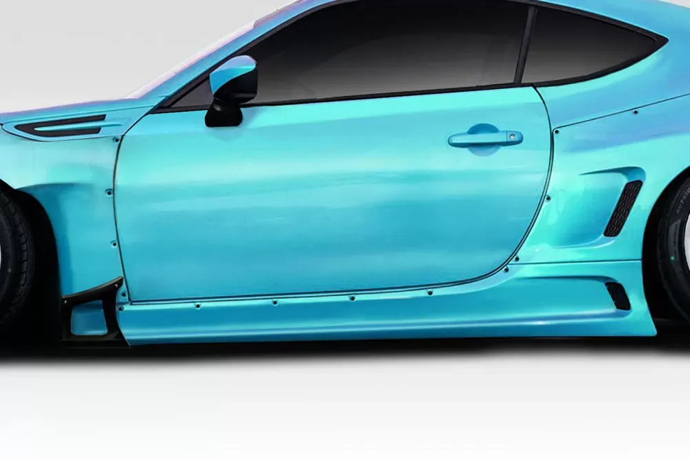 2013-2020 Scion FR-S Toyota 86 Subaru BRZ Duraflex Wide Body GT500 V3 Side Skirts - 4 Piece - 114480