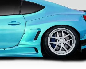 2013-2020 Scion FR-S Toyota 86 Subaru BRZ Duraflex Wide Body GT500 V3 Rear Fender Flares - 2 Piece