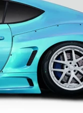 2013-2020 Scion FR-S Toyota 86 Subaru BRZ Duraflex Wide Body GT500 V3 Rear Fender Flares - 2 Piece                                     - 114482 - Image 7