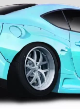 2013-2020 Scion FR-S Toyota 86 Subaru BRZ Duraflex Wide Body GT500 V3 Rear Fender Flares - 2 Piece                                     - 114482 - Image 2