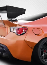2013-2020 Scion FR-S Toyota 86 Subaru BRZ Carbon Creations GT500 V3 GT Swan Wing Spoiler - 9 Piece                                     - 114484 - Image 2