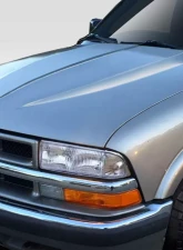 1994-2004 Chevy S10 1995-2004 Blazer Duraflex 3" Cowl Hood - 1 Piece                                     - 114537 - Image 2