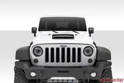 Universal Duraflex Dual Ram Air Hood Scoop - 1 Piece - 114551