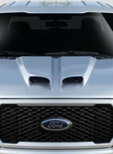 Universal Duraflex Feed Dual Ram Air Hood Scoop - 1 Piece                                     - 114557 - Image 7