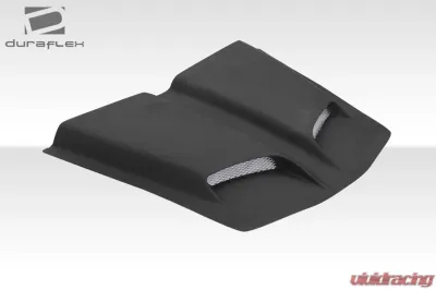 Universal Duraflex Feed Dual Ram Air Hood Scoop - 1 Piece - 114557