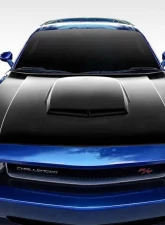 2008-2023 Dodge Challenger Duraflex TA Look Hood - 1 Piece                                     - 114562 - Image 7