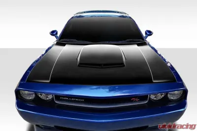 2008-2023 Dodge Challenger Duraflex TA Look Hood - 1 Piece - 114562