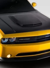 2008-2023 Dodge Challenger Duraflex TA Look Hood - 1 Piece                                     - 114562 - Image 2