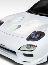 1993-1997 Mazda RX-7 Duraflex Scooter Hood - 1 Piece                                     - 114569 - Image 6
