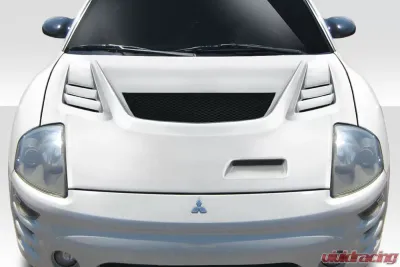 2000-2005 Mitsubishi Eclipse Duraflex Evo GT Hood - 1 Piece - 114583