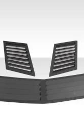 Universal Duraflex Trackstar 1 Hood Vents - 3 Piece                                     - 114604 - Image 3
