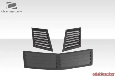 Universal Duraflex Trackstar 1 Hood Vents - 3 Piece - 114604