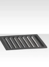 Universal Duraflex Trackstar 1 Hood Vents - 3 Piece                                     - 114604 - Image 6