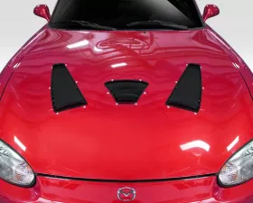 Universal Duraflex Trackstar 3 Hood Vents - 3 Piece