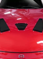Universal Duraflex Trackstar 3 Hood Vents - 3 Piece                                     - 114608 - Image 14