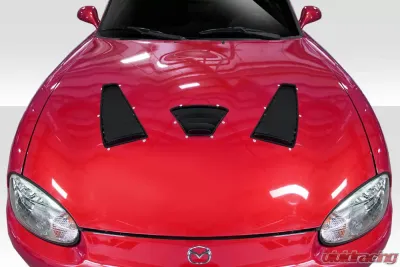 Universal Duraflex Trackstar 3 Hood Vents - 3 Piece - 114608