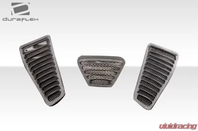 Universal Duraflex Trackstar 3 Hood Vents - 3 Piece - 114608