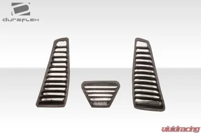 Universal Duraflex Trackstar 3 Hood Vents - 3 Piece - 114608
