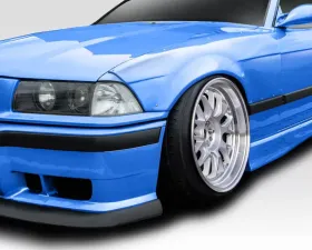 1992-1998 BMW 3 Series M3 E36 Duraflex C Spec Front Fender Flares - 2 Piece