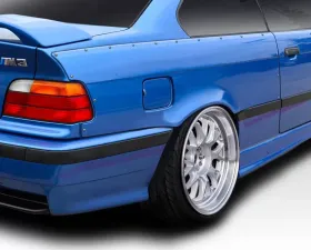 1992-1998 BMW 3 Series M3 E36 2DR Duraflex C Spec Rear Fender Flares - 2 Piece