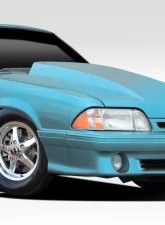 1987-1993 Ford Mustang Duraflex 4 Inch Cowl Hood - 1 Piece                                     - 114653 - Image 2