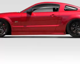 2005-2009 Ford Mustang Duraflex Blits Side Skirts - 2 Piece