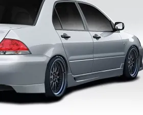 2002-2007 Mitsubishi Lancer Duraflex Trackstar Side Skirts - 2 Piece