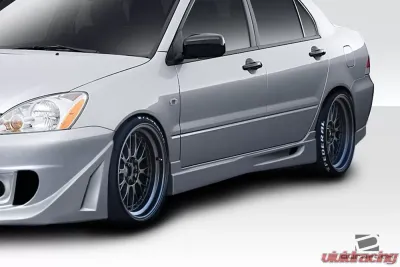 2002-2007 Mitsubishi Lancer Duraflex Trackstar Side Skirts - 2 Piece - 114665