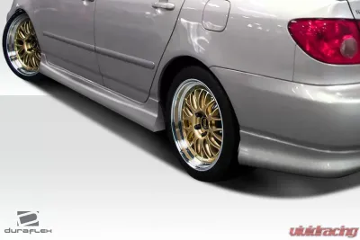 2003-2008 Toyota Corolla Duraflex Target Side Skirts - 2 Piece - 114686