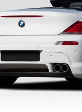 2004-2010 BMW 6 Series E63 E64 Convertible 2DR Duraflex LMS Rear Bumper Cover - 1 Piece                                     - 114724 - Image 2
