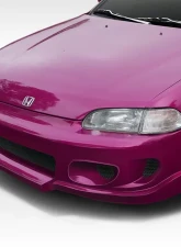 1992-1995 Honda Civic Duraflex VRS Front Bumper Cover - 1 Piece                                     - 114731 - Image 2