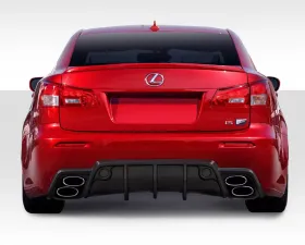 2008-2014 Lexus IS-F Duraflex W-1 Rear Bumper - 1 Piece